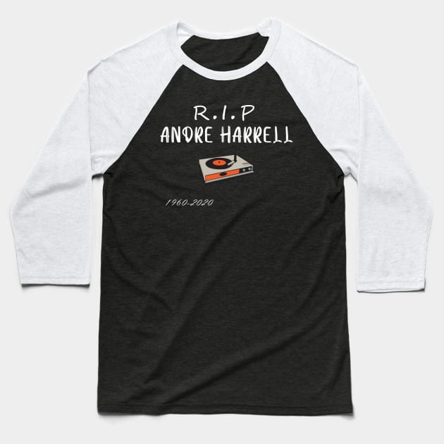 Andre Harrell record player Baseball T-Shirt by Halmoswi